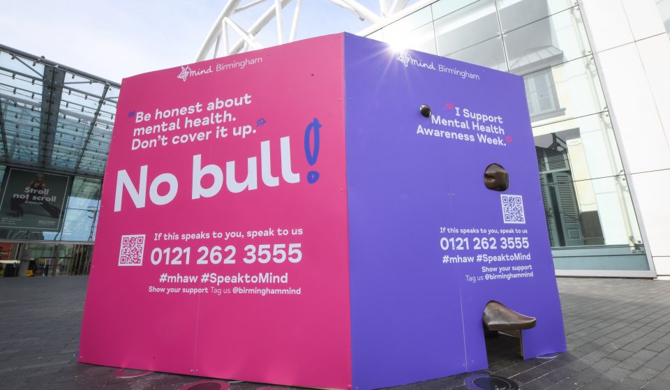 The Iconic Bull From Birmingham’s Bullring Has Disappeared From View For Mental Health Awareness Week