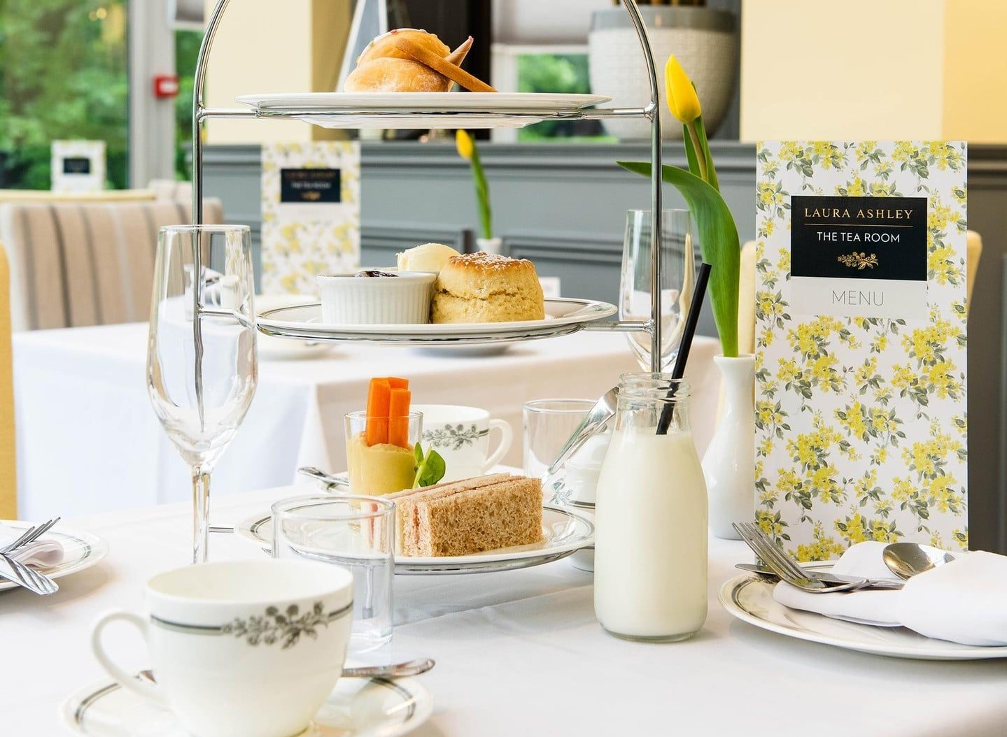 laura-ashley-tearoom-southcrest-manor-afternoon-tea-tier-with-scones-and-sandwiches