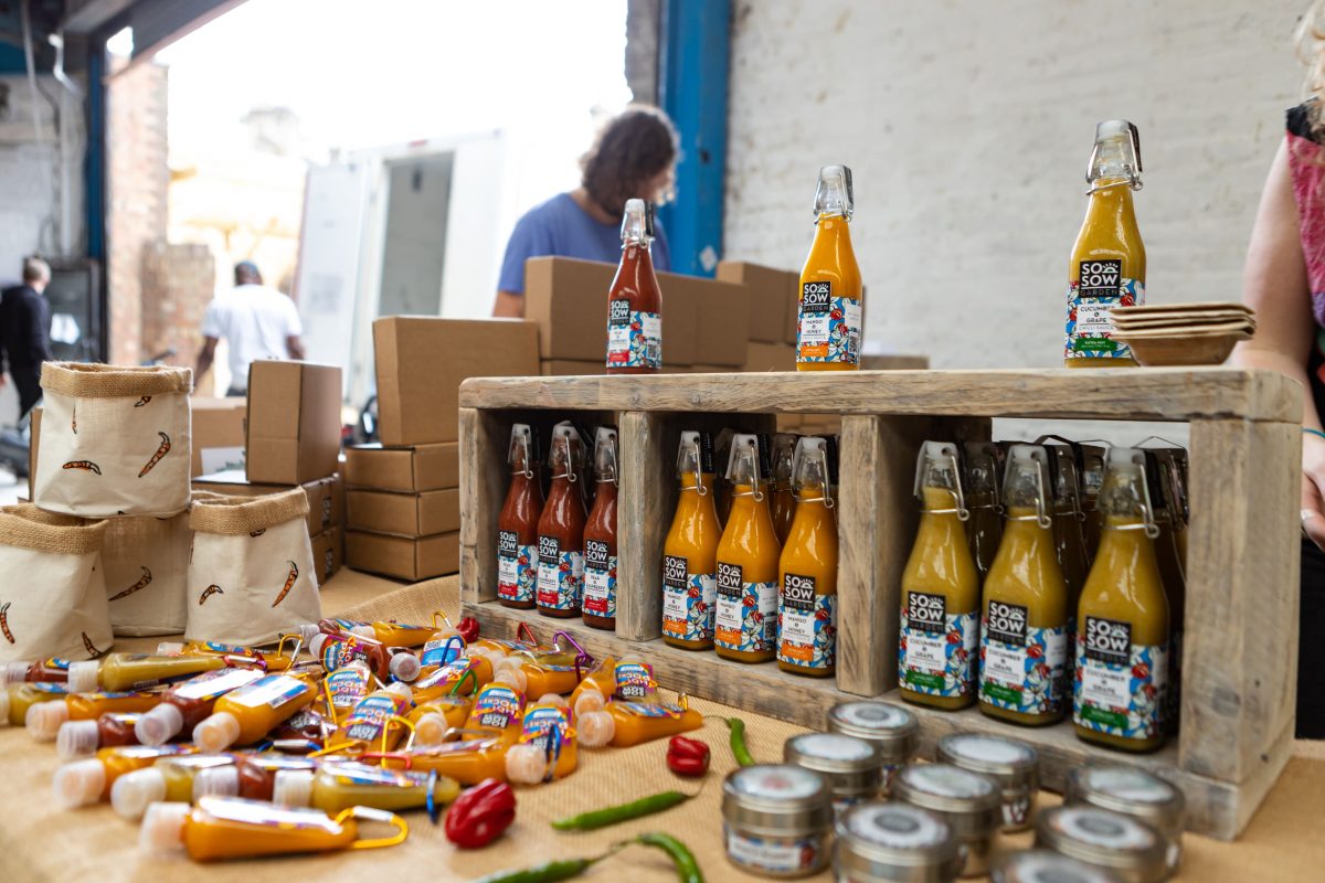 bottles-of-hot-sauce-at-hot-sauce-society-which-comes-to-birmingham