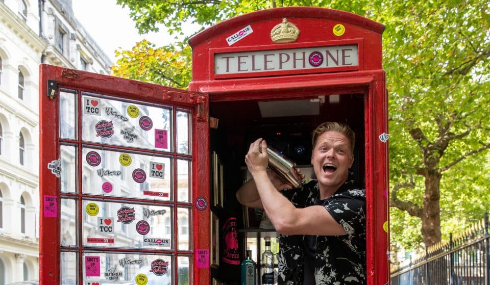 This Birmingham Pop-Up In A Phone Box Might Be The World’s Smallest Cocktail Bar