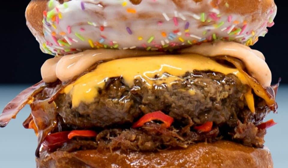 This Topsy-Turvy Glazed Donut Burger Is Oddly Satisfying • Hanbao