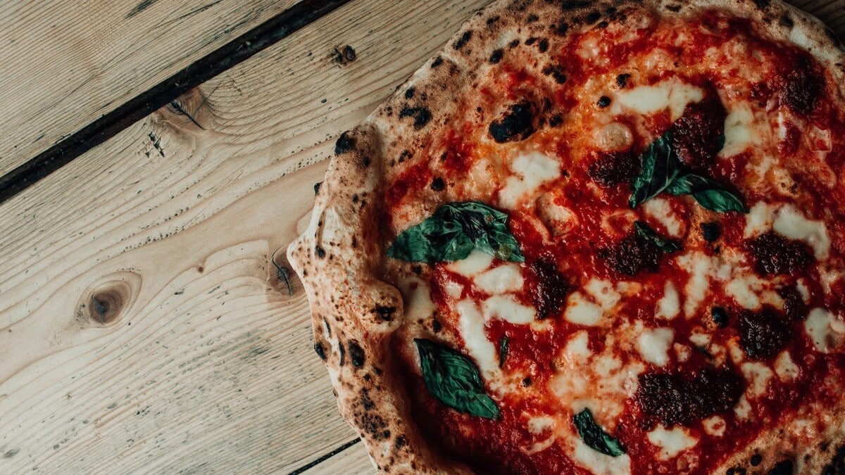 A Neapolitan pizza from Rudy's Brindleyplace