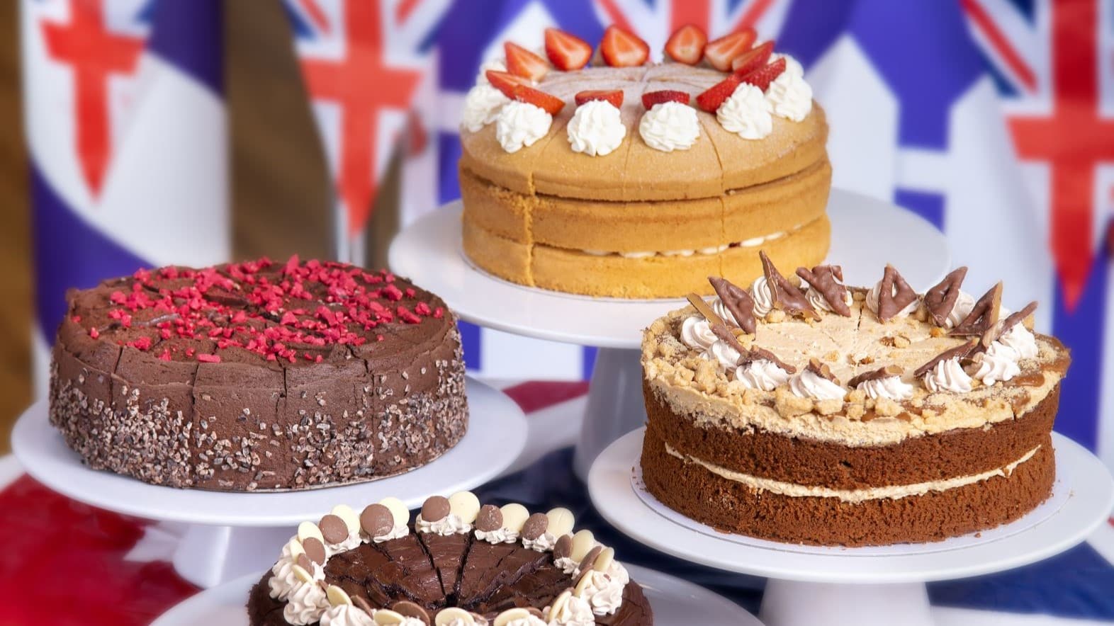 A series of cakes made by Cadbury World specifically for the King's Coronation Weekend in Bimirngham