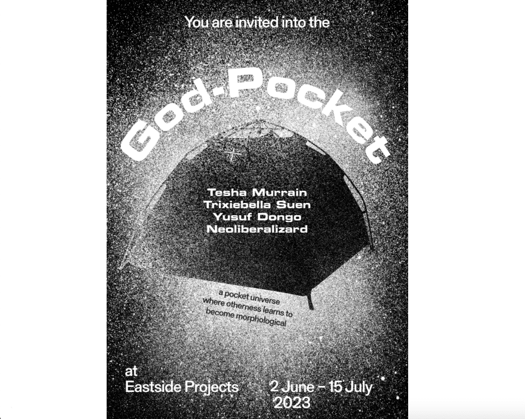 God Pocket Poster, for one of the best art exhibitions in Birmingham 