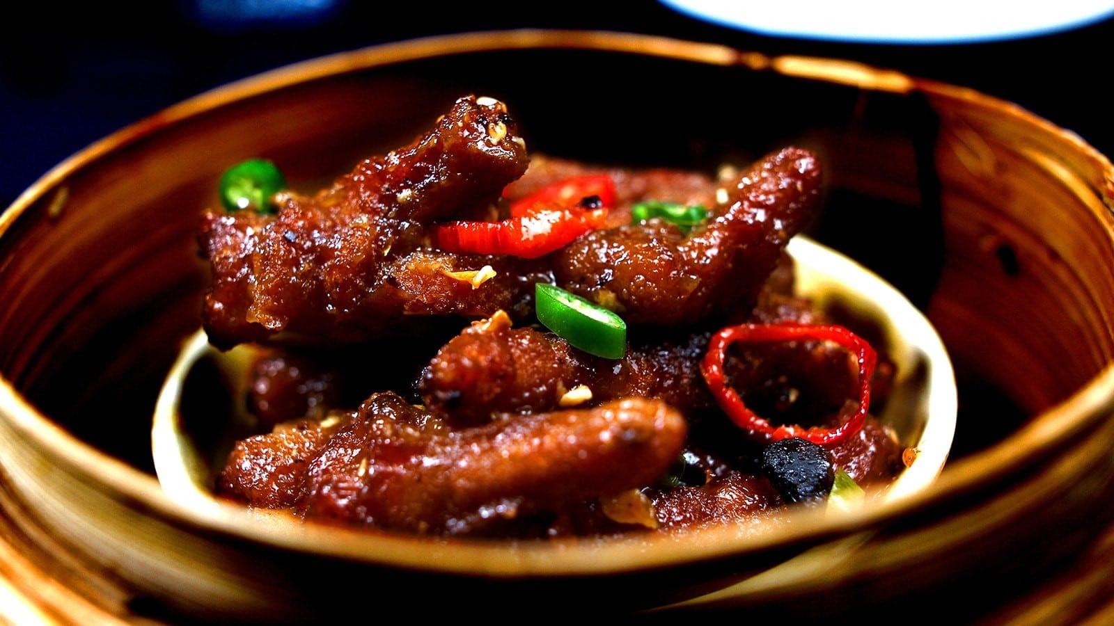 Chicken Feet in Black Bean from Chung Ying Cantonese, one of the best restaurants in Birmingham