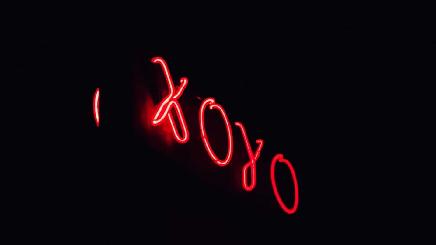 Neon sign for XOYO